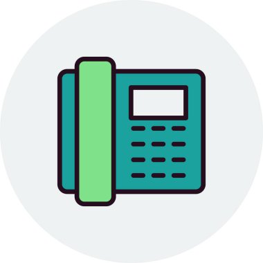 telefon simgesi vektör illüstrasyonu 