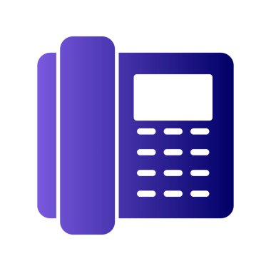 telefon simgesi vektör illüstrasyonu 