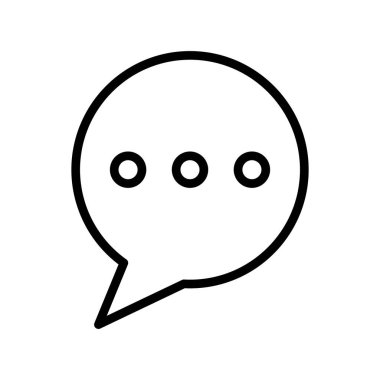 Sohbet simgesi vektör illüstrasyon tasarımı