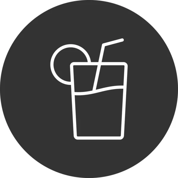 Illustratie Van Drank Web Icoon — Stockvector