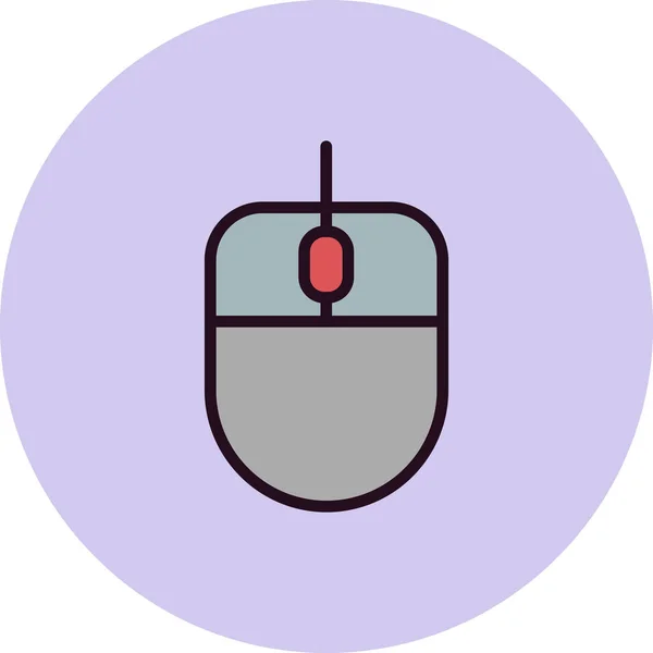 Ícone Mouse Computador Ilustração Vetorial — Vetor de Stock