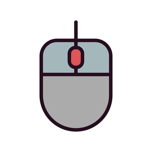 Ícone Mouse Computador Ilustração Vetorial — Vetor de Stock