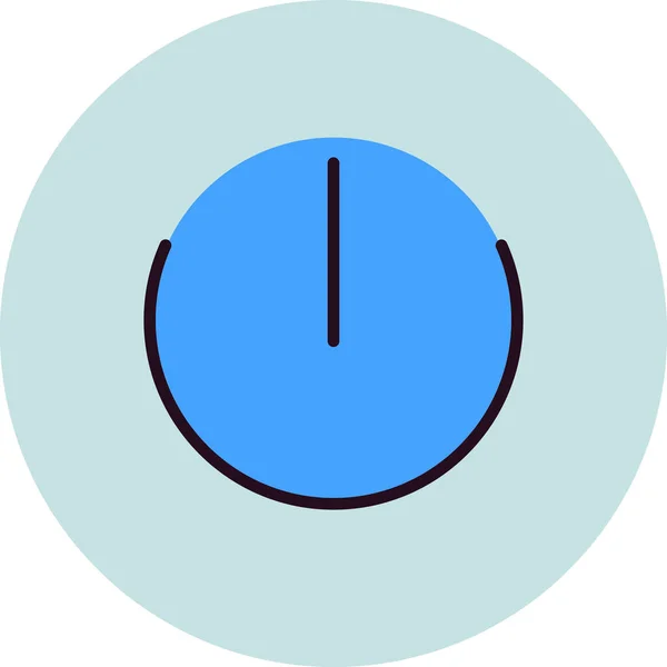 Vector Illustration Power Button Icon — 스톡 벡터