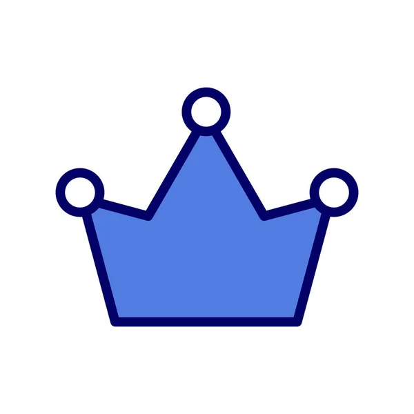 Значок Корони Проста Ілюстрація Веб Дизайн — стоковий вектор