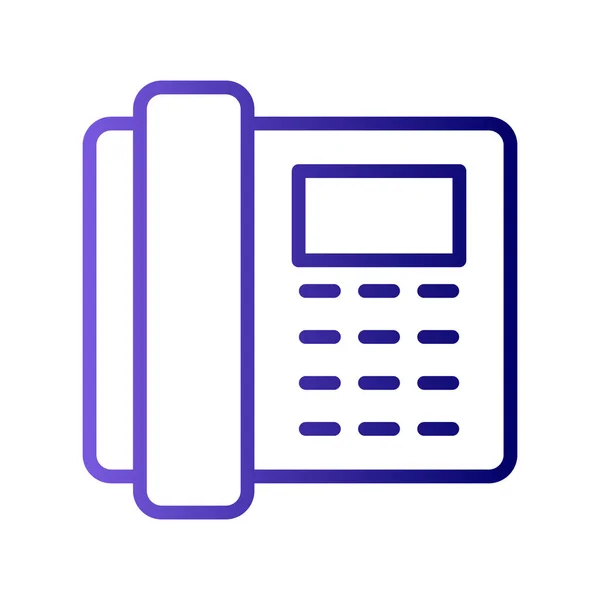 Telephone Icon Vector Illustration — Stock Vector