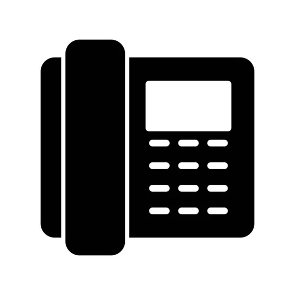 Téléphone Icône Web Illustration Simple — Image vectorielle