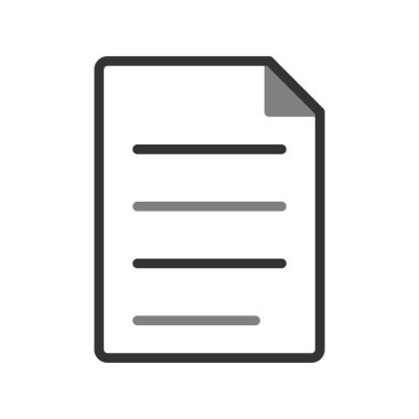 belge simgesi vektörü web ve mobil uygulama tasarımınız için beyaz arkaplanda izole edildi, pano logosu kavramı