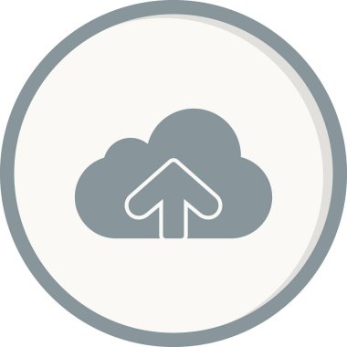 bulut bilgisayarı gönderme vektör simgesi 