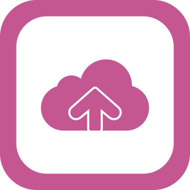 bulut bilgisayarı gönderme vektör simgesi 