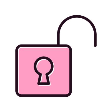 vektör kabartma renk simgesini aç