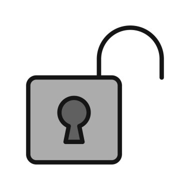 ikon vektör illüstrasyonunu kilitle