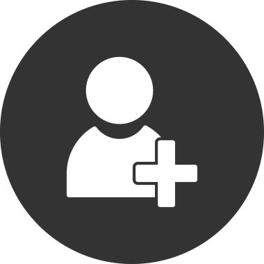 kullanıcı. Web simgesi basit tasarım