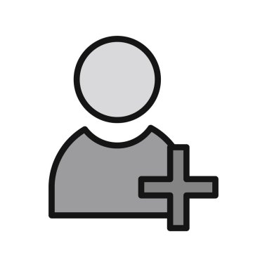 kullanıcı. Web simgesi basit illüstrasyon