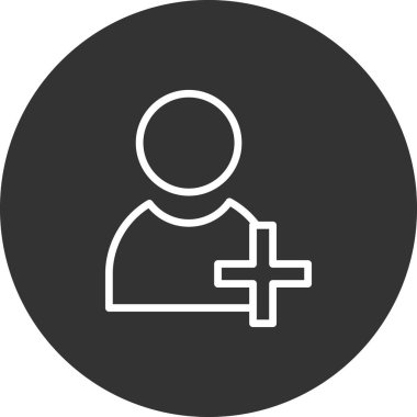 Arkadaş simgesinin vektör illüstrasyonu