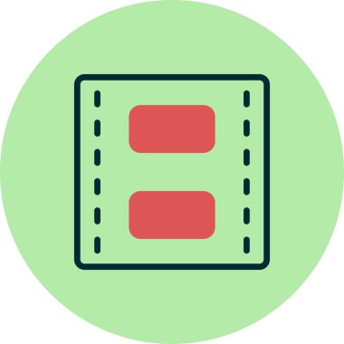 Sinema simgesinin vektör illüstrasyonu