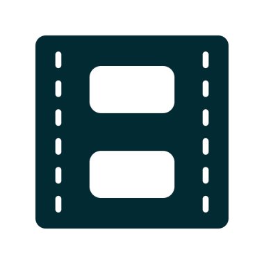 Sinema simgesinin vektör illüstrasyonu