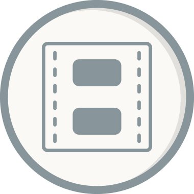 Sinema simgesinin vektör illüstrasyonu