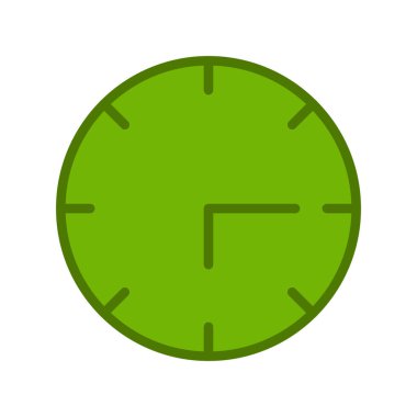 Saat saat simgesi, vektör çizim