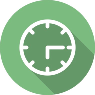 Saat saat simgesi, vektör çizim