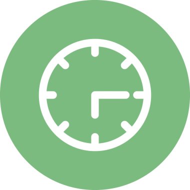 Saat saat simgesi, vektör çizim