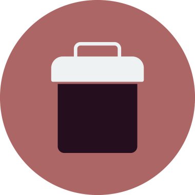 Çöp kutusu simgesi vektörü