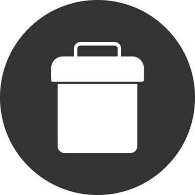 Çöp kutusu vektör illüstrasyonuName