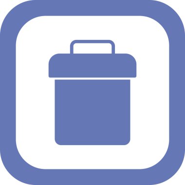 Çöp kutusu vektör illüstrasyonuName