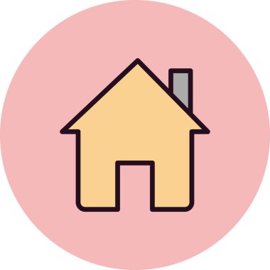 Binaların, evlerin, evlerin vektör çizimi 