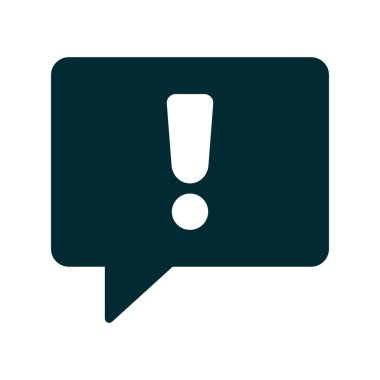 Ünlem işareti simgesi. vektör illüstrasyonu 