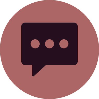 Sohbet simgesi vektör illüstrasyon tasarımı