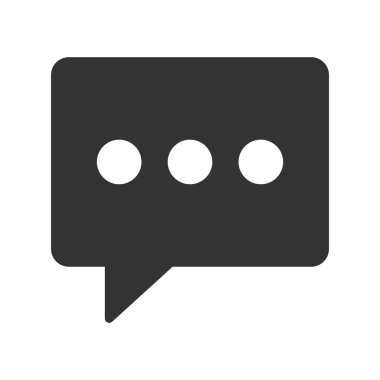 Sohbet simgesi vektör illüstrasyon tasarımı