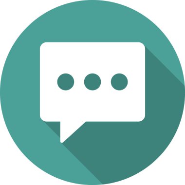 Sohbet simgesi vektör illüstrasyon tasarımı