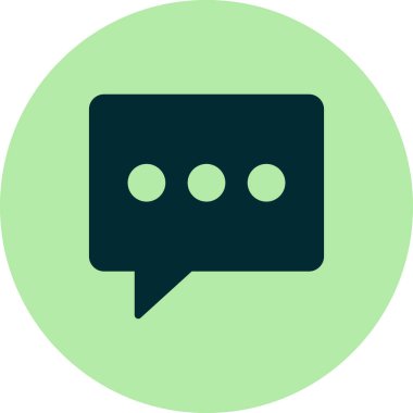 Sohbet simgesi vektör illüstrasyon tasarımı