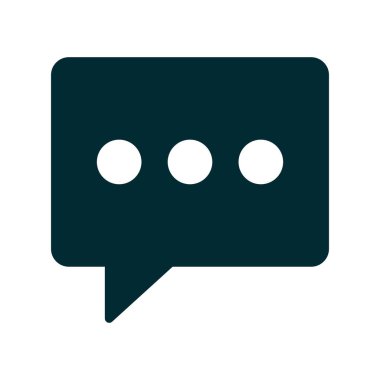 Sohbet simgesi vektör illüstrasyon tasarımı