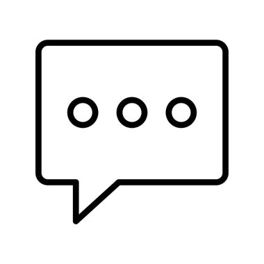 Sohbet simgesi vektör illüstrasyon tasarımı