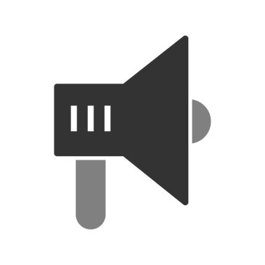 megafon simgesinin vektör illüstrasyonu