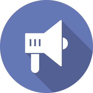 megafon simgesinin vektör illüstrasyonu