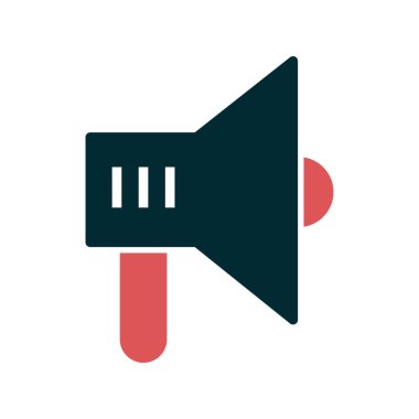 megafon simgesinin vektör illüstrasyonu