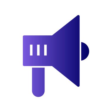 megafon simgesinin vektör illüstrasyonu