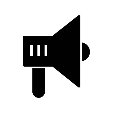 megafon simgesinin vektör illüstrasyonu