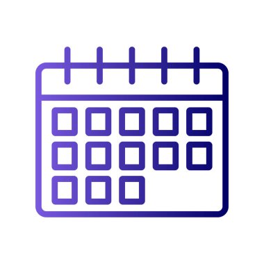 Zaman çizelgesi takviminin vektör düz çizimi 