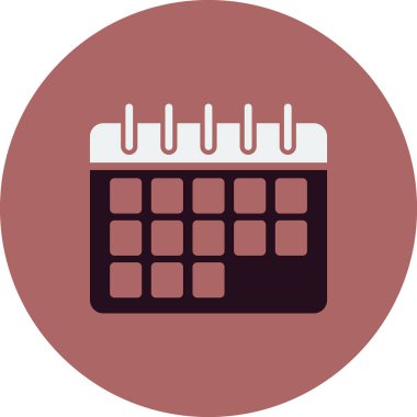 Zaman çizelgesi takviminin vektör düz çizimi 