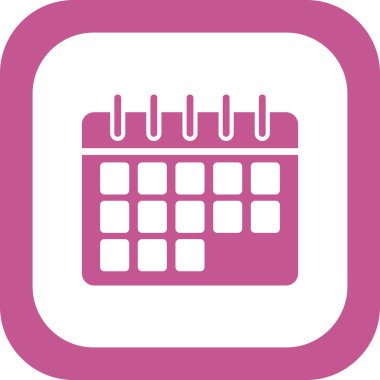 Zaman çizelgesi takviminin vektör düz çizimi 