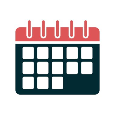 Zaman çizelgesi takviminin vektör düz çizimi 