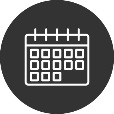 Zaman çizelgesi takviminin vektör düz çizimi 