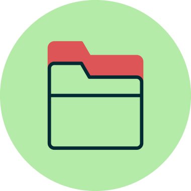 Dizin simgesinin vektör illüstrasyonu