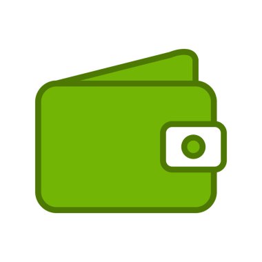 cüzdan web simgesi basit illüstrasyon