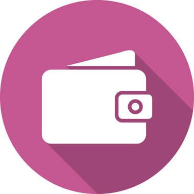 cüzdan web simgesi basit illüstrasyon