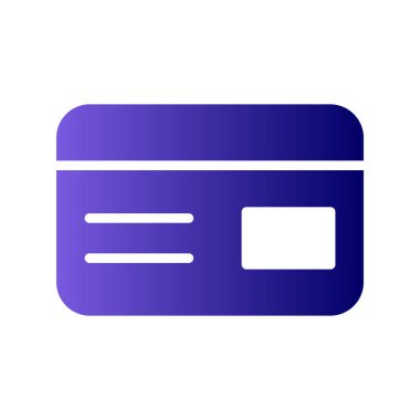 Kredi kartı vektör resimleme simgesi 