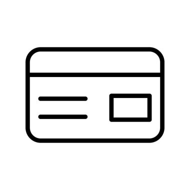 Kredi kartıyla. Basit vektör illüstrasyonu